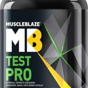 MUSCLEBLAZE TEST PRO 60capsules BOTONICAL EXTRACTS CONTAINING FENUGREEK MUSALI WITH BORON CAPSULE 60capsules - MB www.oms99.in