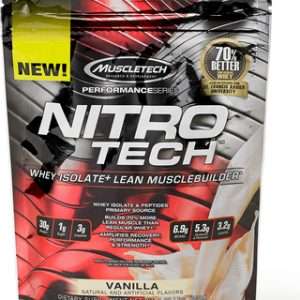 MUSCLETECH PERFORMANCE SERIES NITRO TECH 1lb WHEY ISOLATE LEAN MUSCLEBUILDER 1lb - MUSCLETECH www.oms99.in