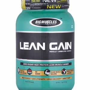 BIG MUSCLES LEAN GAIN RESULT ORIENTED SERIES 6lb ZERO SUGAR HIGH PROTEIN LEAN MUSCLE GAINER 6lb - BIG MUSCLES www.oms99.in