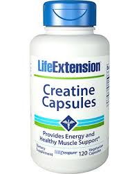 LIFE EXTENSION CREATINE CAPSULES 120capsules PROVIDE ENERGY AND HEALTHY MUSCLE SUPPORT 120capsules - LIFE EXTENSION www.oms99.in