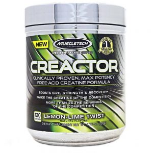 MUSCLETECH PERFORMANCE SERIES CREACTOR CREATINE 220gm CLINICALLY PROVEN MAX POTENCY FREE ACID CREATINE FORMULA 220gm - MUSCLETECH www.oms99.in