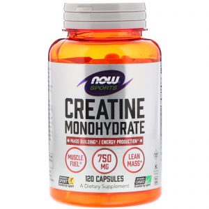 NOW SPORTS CREATINE MONOHYDRATE 120capsules MASS BUILDING ENERGY PRODUCTION 120capsules - NOW FOODS www.oms99.in