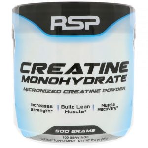 RSP NUTRITION CREATINE MONOHYDRATE 500gm MICRONIZED CREATINE POWDER 500gm - RSP NUTRITION www.oms99.in