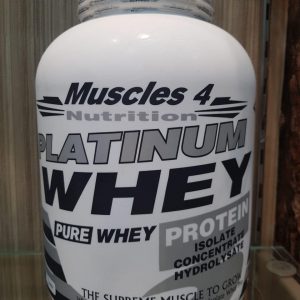 MUSCLES 4 NUTRITION PLATINUM WHEY PURE WHEY PROTEIN 5lb - MUSCLES 4 NUTRITION www.oms99.in